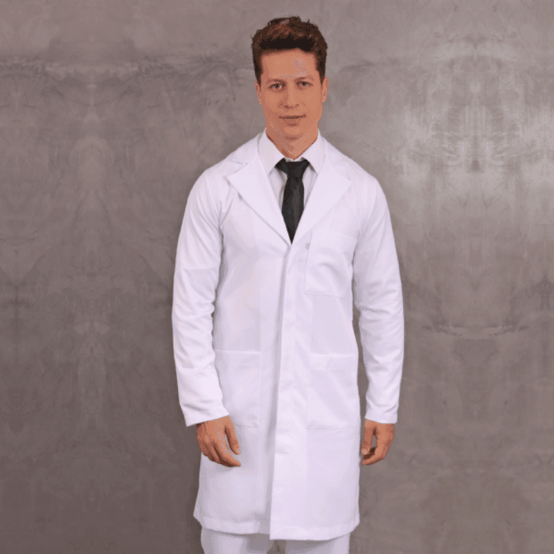 Jaleco Gabardine Masculino - Cefae Store